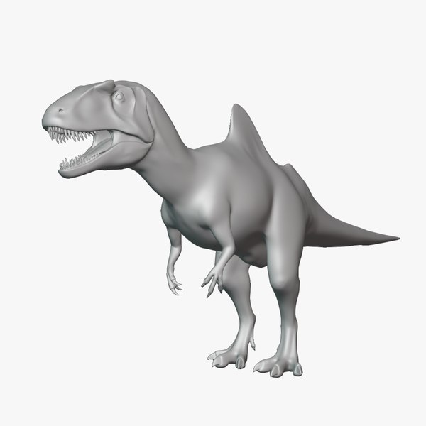 3D Concavenator Basemesh Low Poly model