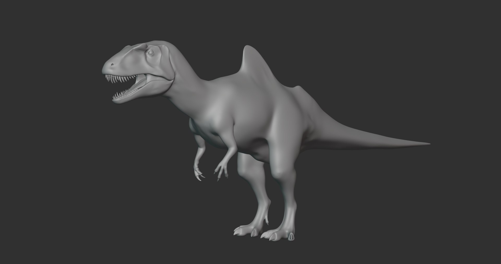 Concavenator Basemesh Low Poly 3D 모델 - TurboSquid 1994066