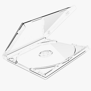 modèle 3D de Boîtier à CD double transparent avec plateau rabattable -  TurboSquid 1808319