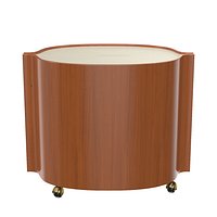 Jamaica Portable Dry Bar on Casters