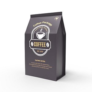 Coffee Package 3D model