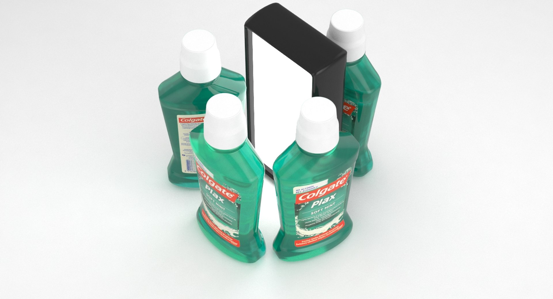 3D Colgate Plax Mouthwash - TurboSquid 1253044