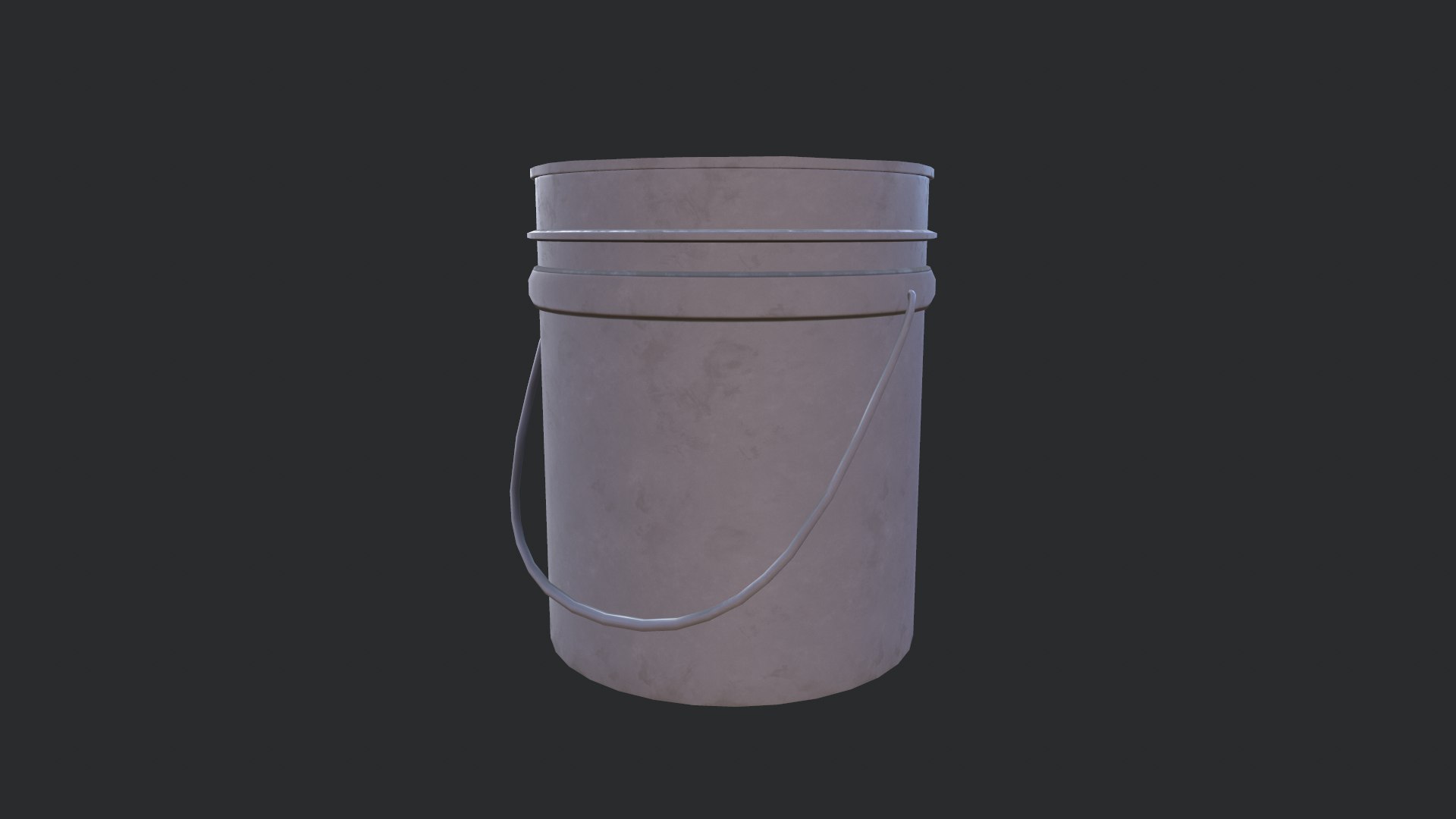 3D Plastic Pail - TurboSquid 1702949