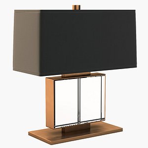 3D Robert Abbey Sloan Accent Table Lamp