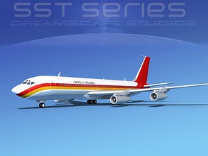Boeing 707 3D Models for Download