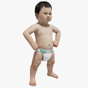 3D Baby Rigged 3