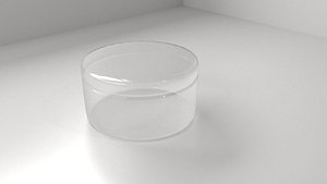 3D model cream container