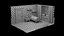Quarto infantil com desenho animado