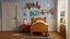 Quarto infantil com desenho animado