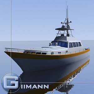 Sport Fishing Boat 3D Models for Download