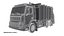 Generic Sanitation Garbage Truck