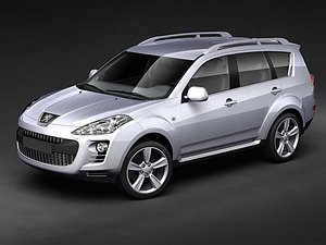 Peugeot 4007 3D Models for Download | TurboSquid