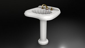 luxury washbasin 3D model