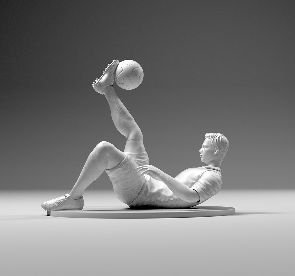3D Footballer 02 Flipstrike 01 Model - TurboSquid 1248512