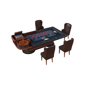 Roulette Table V5 Casino Gambling Game Ready PBR