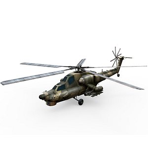 Military helicopter Mi 28