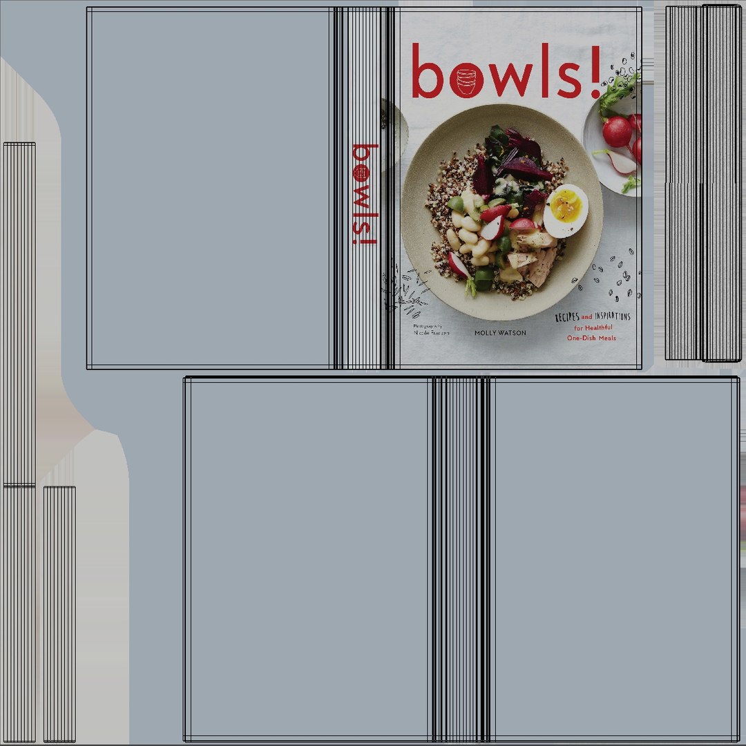 Realistic Bowls Cookbook 3D Model - TurboSquid 1464688