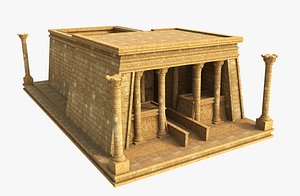 Egyptian temple model