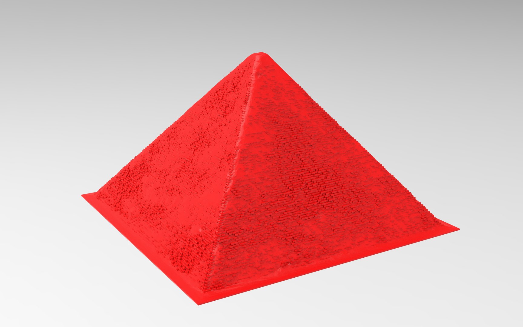 3D The Great Pyramid -Kheops Khufu Pyramid - TurboSquid 2401387