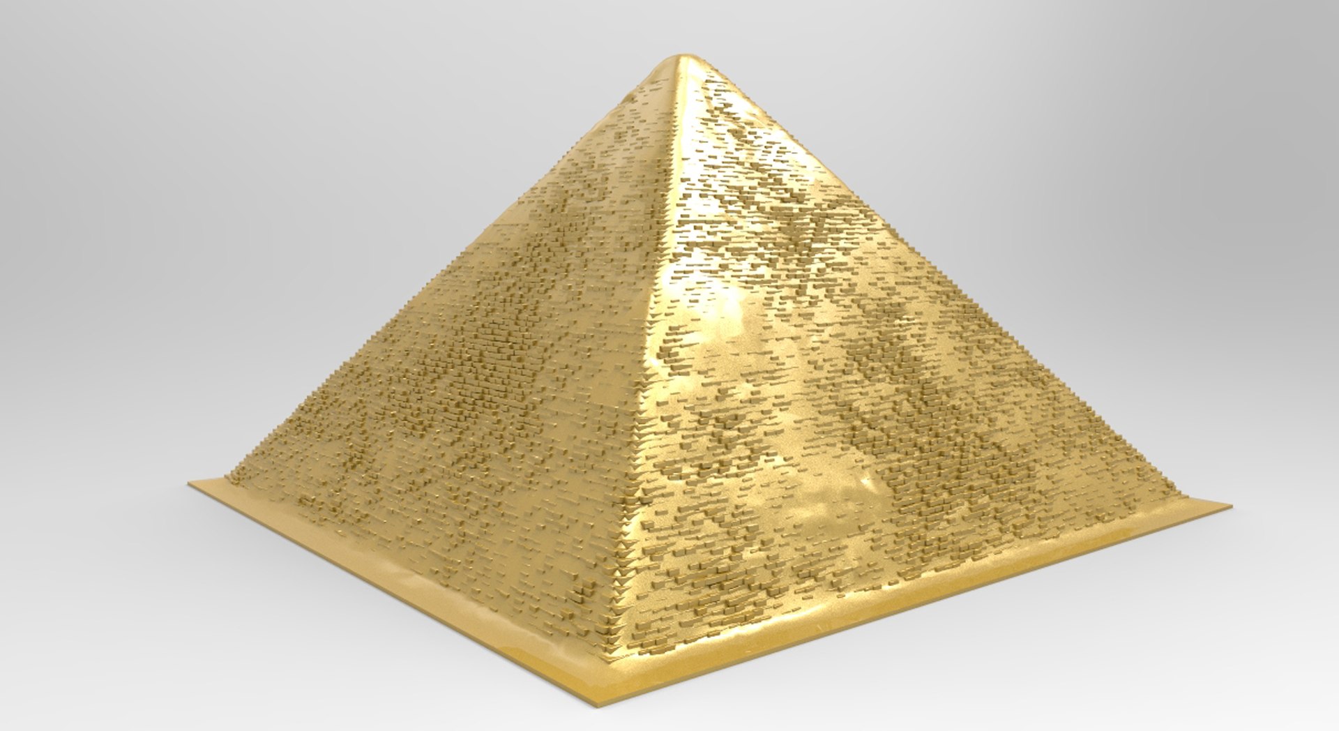 3D The Great Pyramid -Kheops Khufu Pyramid - TurboSquid 2401387