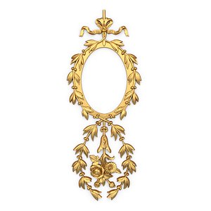 3D model Classic decor ornament carved 70