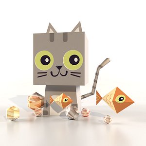 cat fish thread 3D