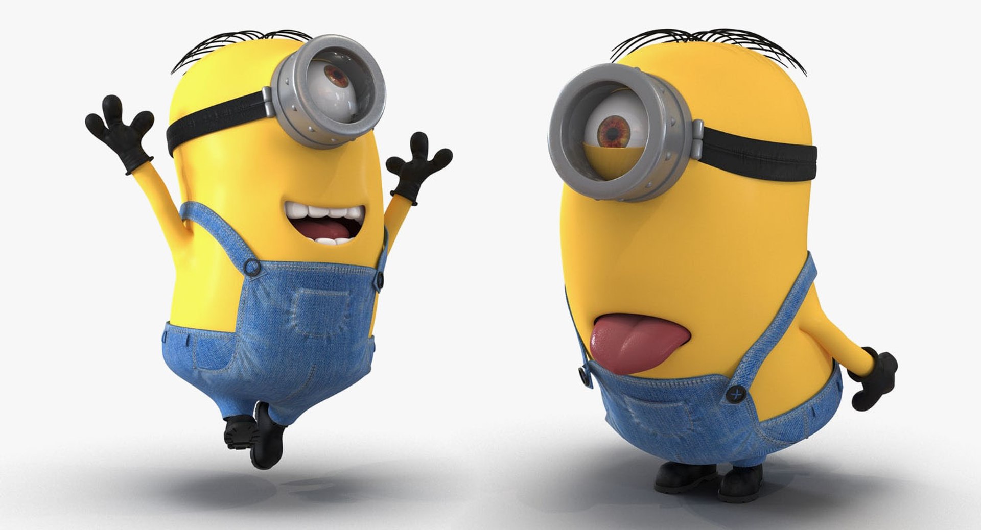 3D rigged minions model - TurboSquid 1427146