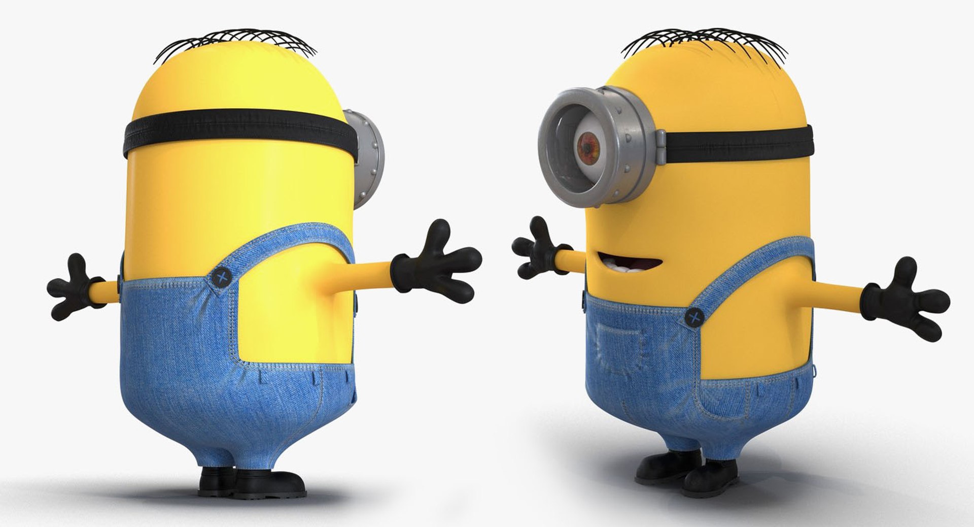3D rigged minions model - TurboSquid 1427146