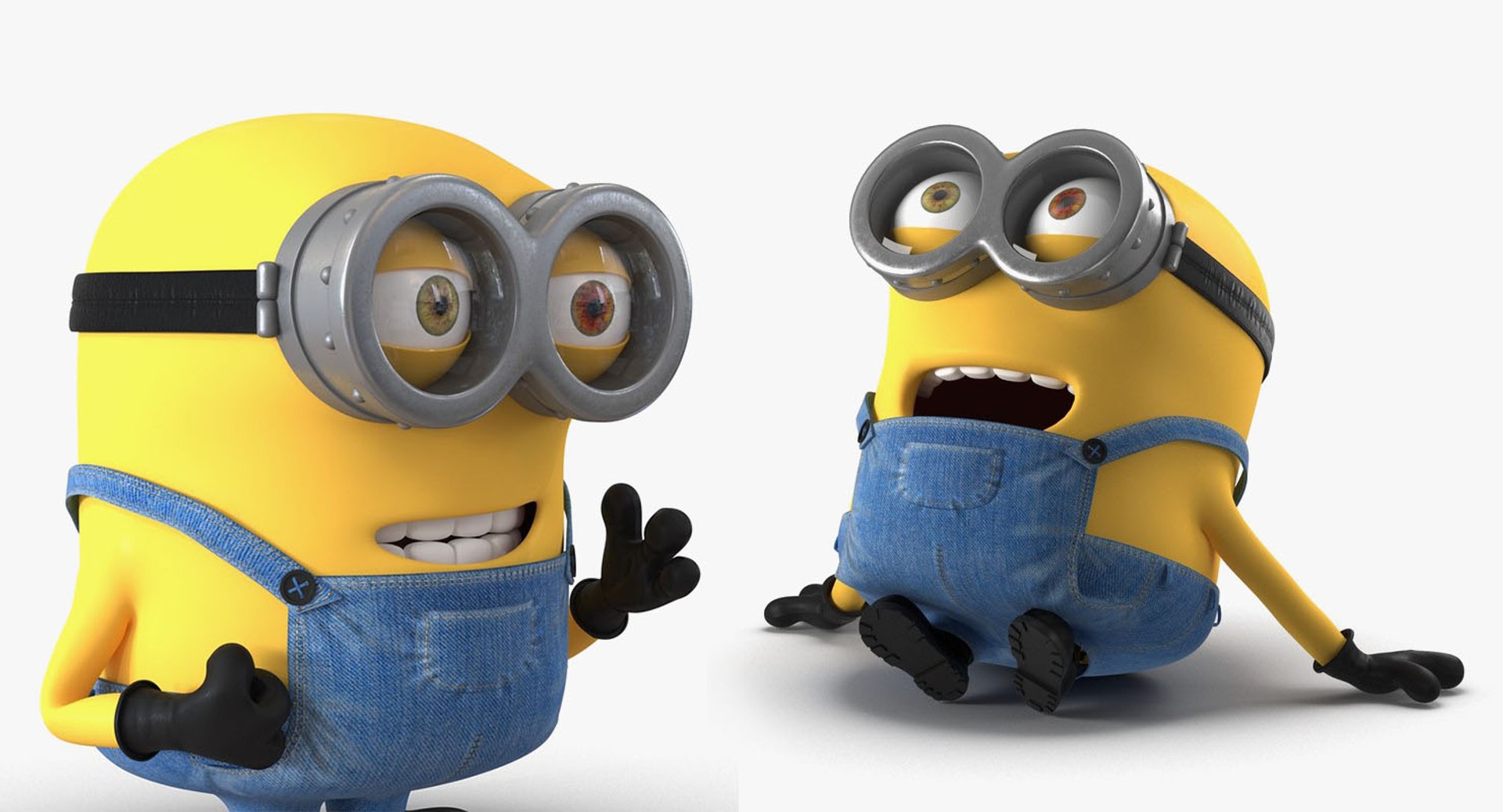 3D rigged minions model - TurboSquid 1427146
