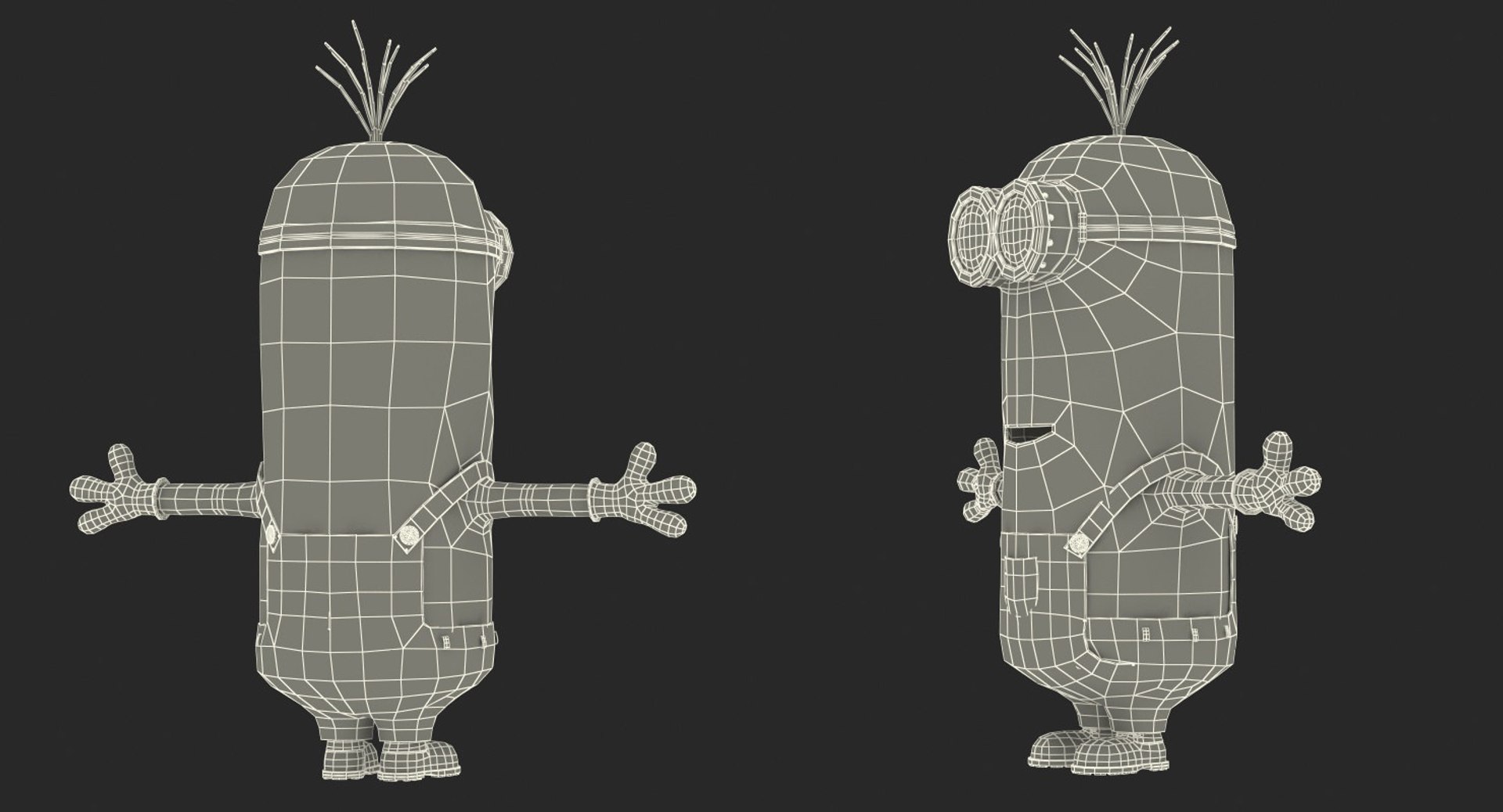 3D rigged minions model - TurboSquid 1427146