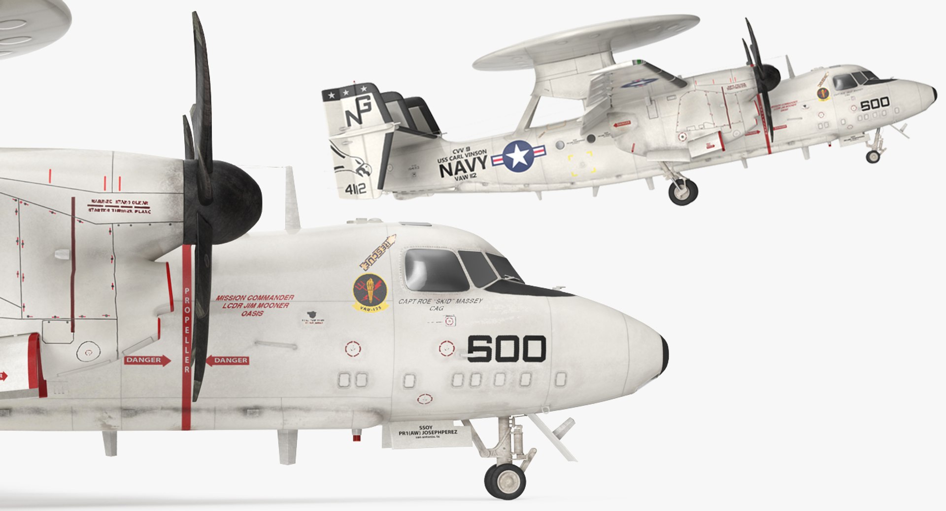 grumman <b>e</b>-<b>2</b> hawkeye tactical 3d model https... 