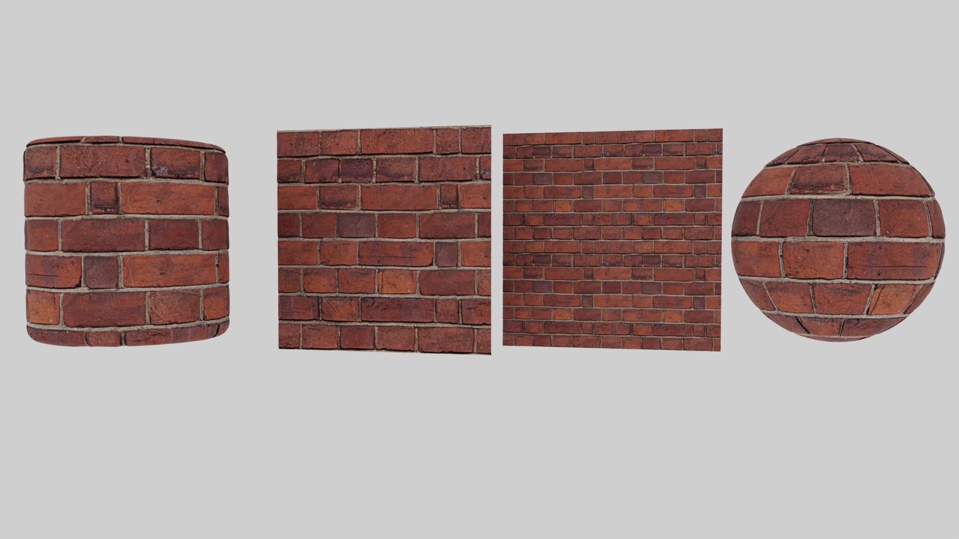 3D Model 4K Red Brick Wall Texture 1 - TurboSquid 2486105