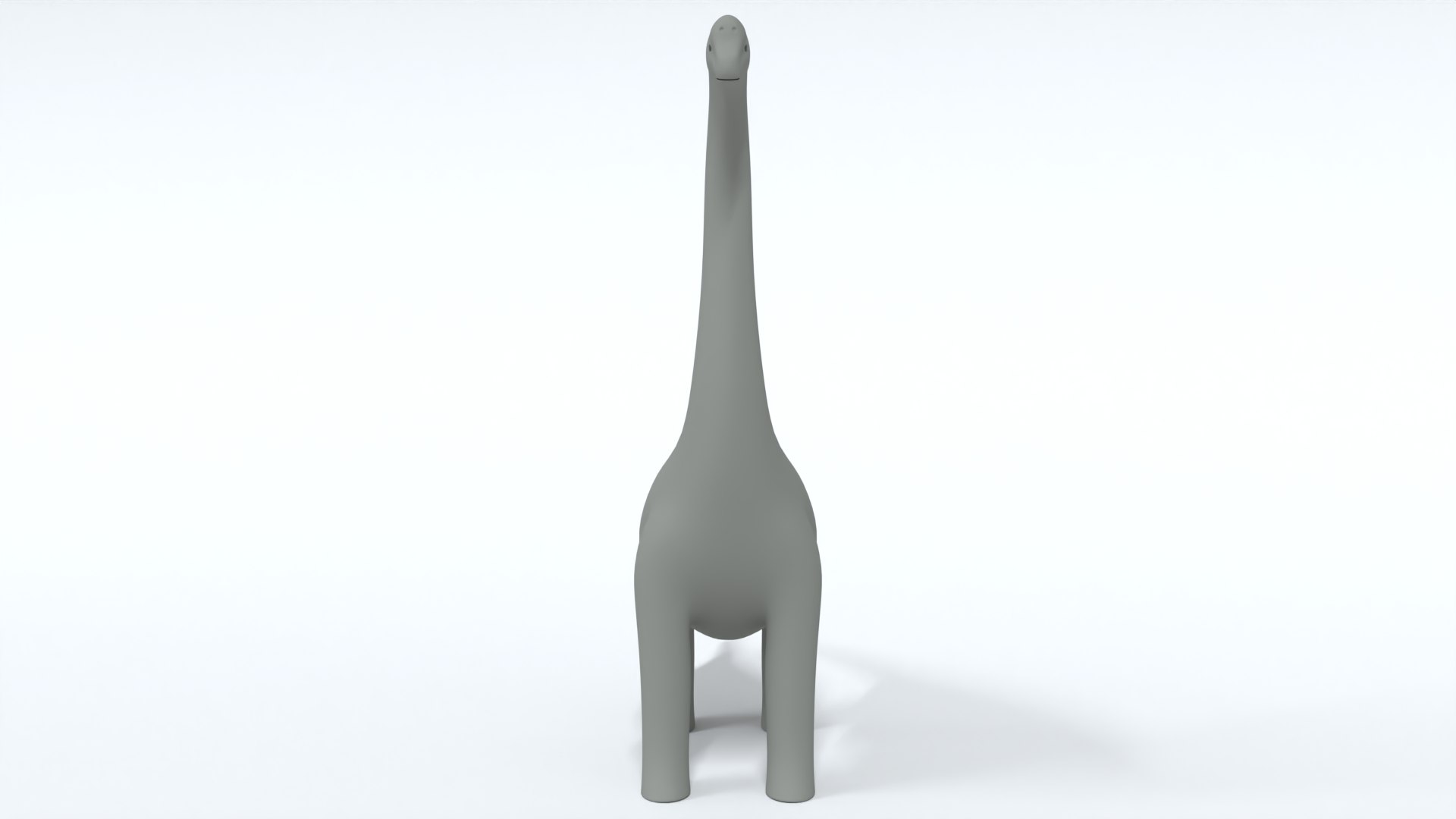 Cartoon Brachiosaurus Dinosaur 3D Model - TurboSquid 1670446