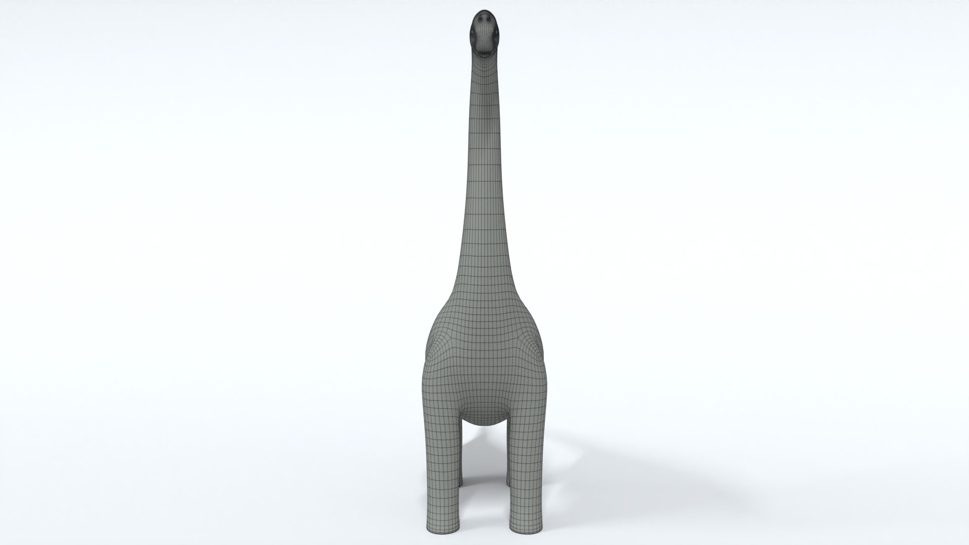Cartoon Brachiosaurus Dinosaur 3D Model - TurboSquid 1670446