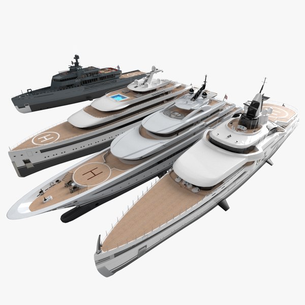 3D Superyacht Collection Hot Summer 2022