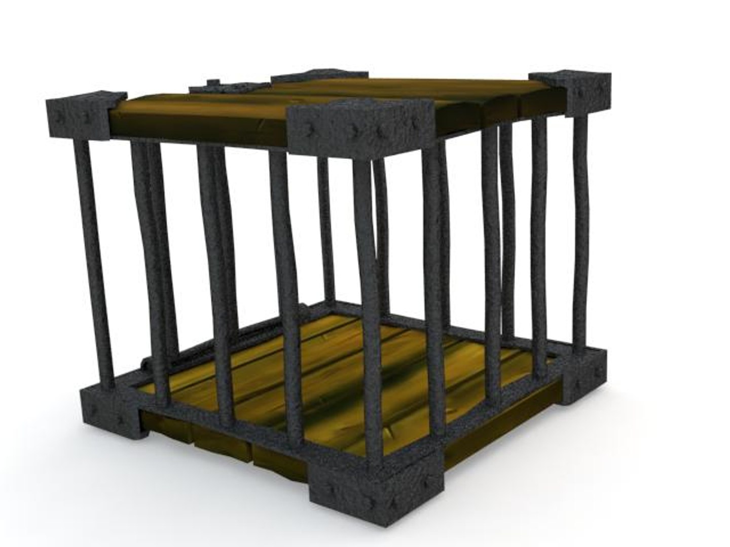 Cage Box 3d Model