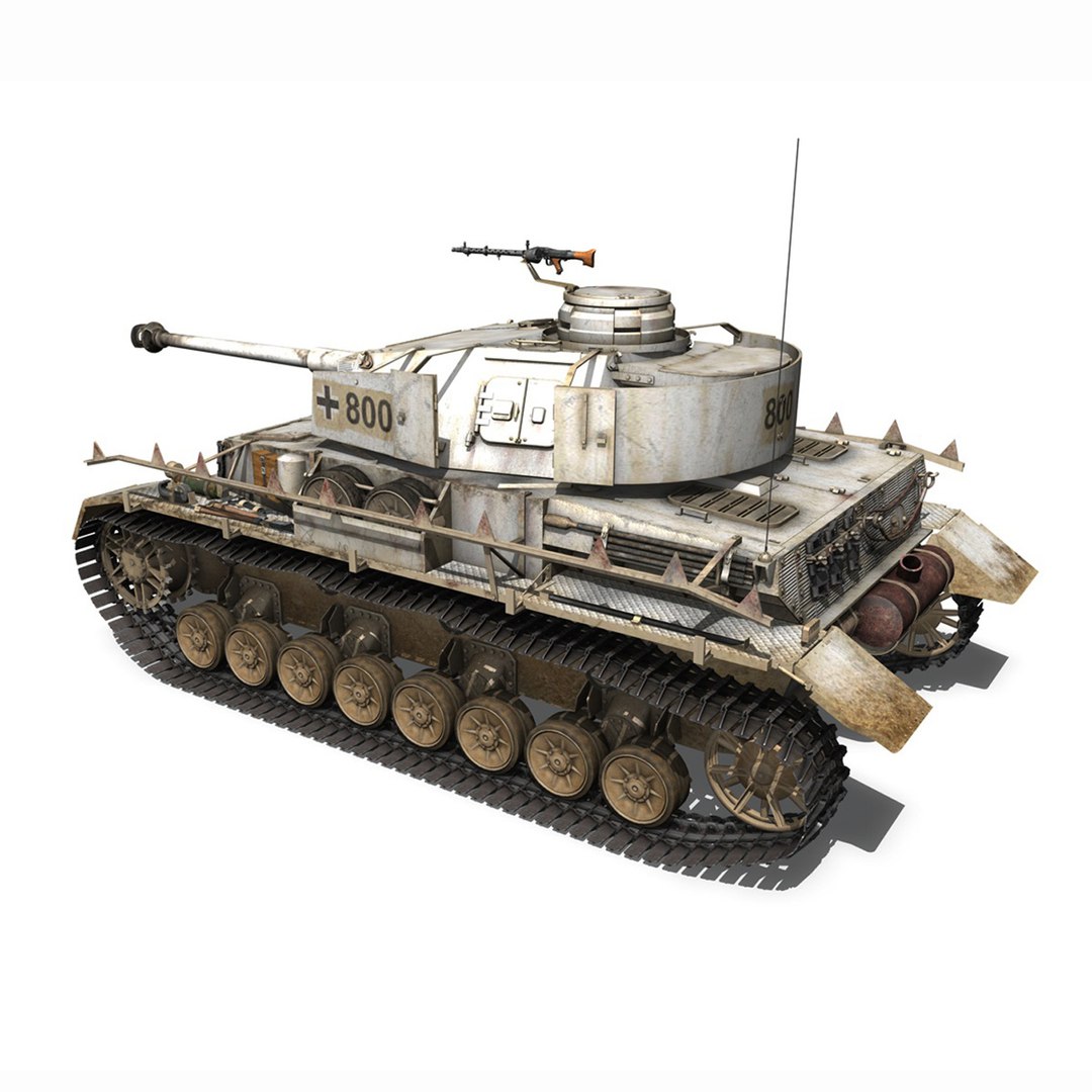 3d model german panzer 4