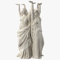 Nymphs Sculpture