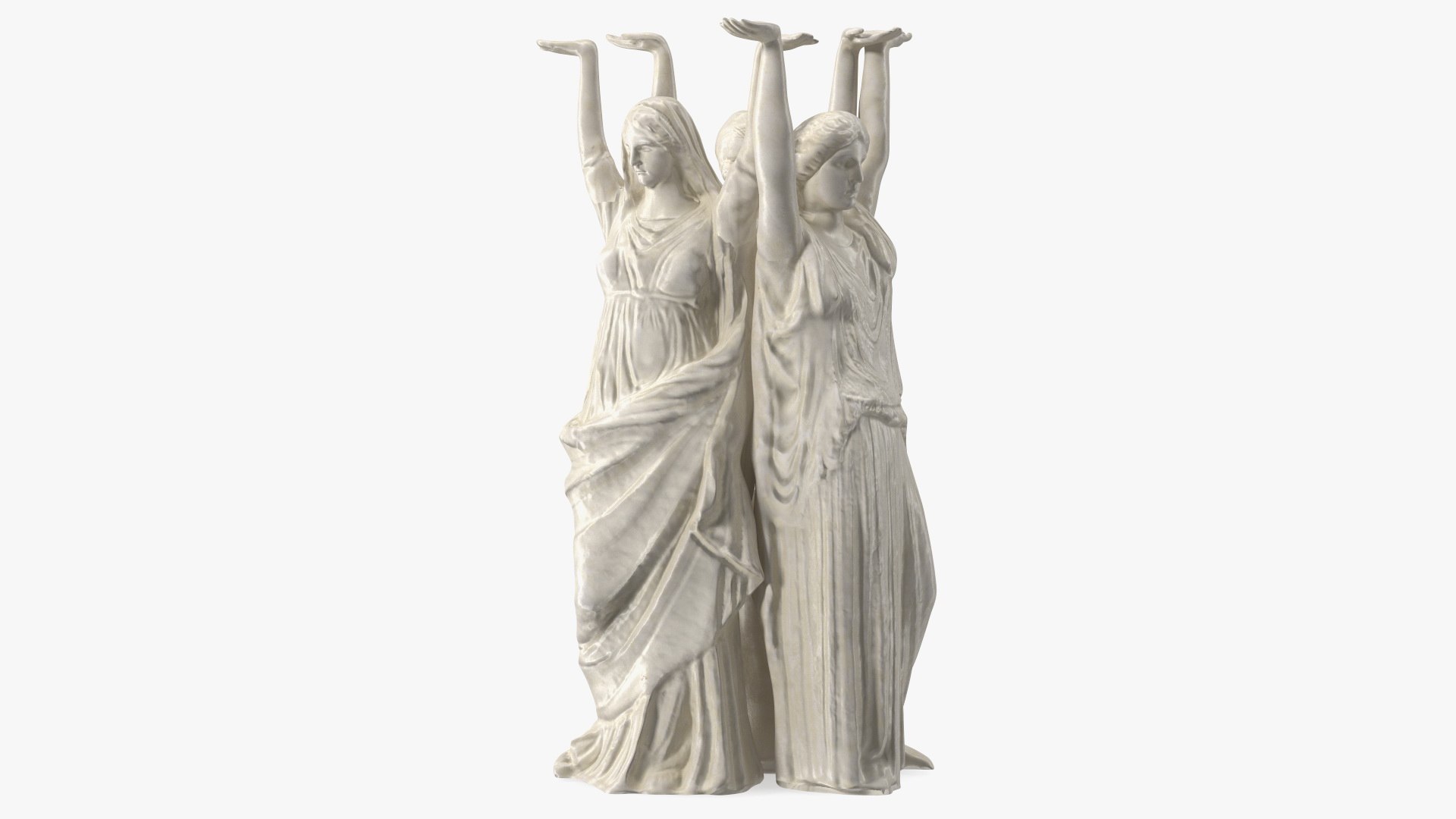 Nymphs Sculpture 3D model preview