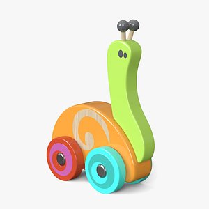 toy snail 3D model