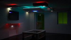 Dark light Room