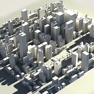 real time city street 3d model