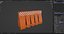 Plastic Barrier 3D model