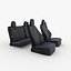 Asientos Tesla Model Y Oscuro