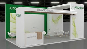 3D 3D Model Booth Exhibition stand