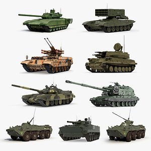 Russian Tanks Rigged Collection 3