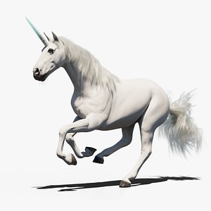 Unicorn animated 3D model