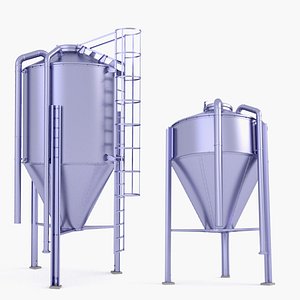 3D Farm Silos v26