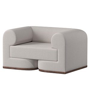 hem armchair 002-A 3D model