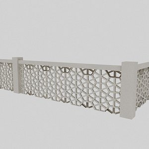 3D hexagon railing